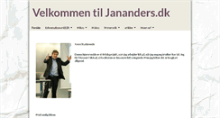 Desktop Screenshot of jananders.dk